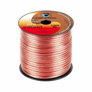 Cabletech Kábel REPRO. 2x 1,0mm OFC-CU(100m)