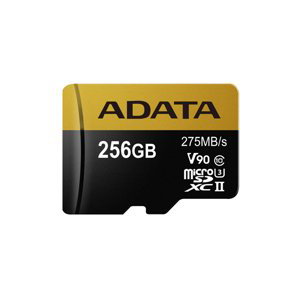 Adata/micro SDXC/256GB/275MBps/UHS-II U3 / Class 10/+ Adaptér AUSDX256GUII3CL10-CA1