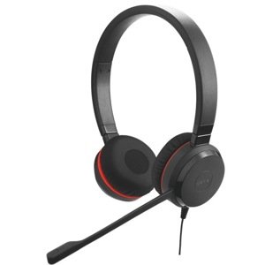 Jabra Evolve 20/Stereo/USB/Drát/MS/Černá-červená 4999-823-309