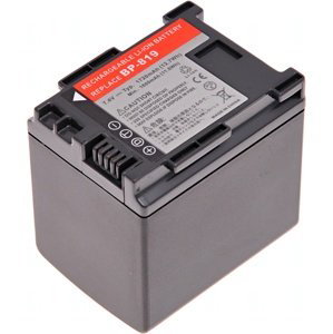 Baterie T6 power Canon BP-819, BP-808, BP-809, 1720mAh, 12,7Wh, černá VCCA0033