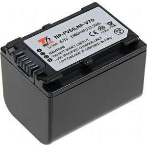 Baterie T6 Power Sony NP-FV70, 2060mAh, 14Wh, šedá VCSO0054