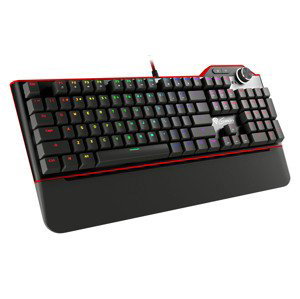 Genesis herní mechanická klávesnice RX85/RGB/Kailh Brown/Drátová USB/US layout/Černá-červená NKG-0959