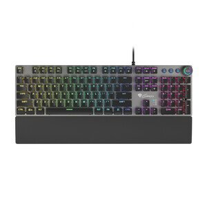 Genesis herní mechanická klávesnice THOR 400/RGB/Kailh Red/Drátová USB/US layout/Černá NKG-1723