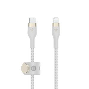 Belkin kabel USB-C s konektorem LTG,2M bilý pletený CAA011bt2MWH