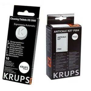 Krups F0540010 odvápňovač + XS300010 čistiace tablety pre espressá Krups