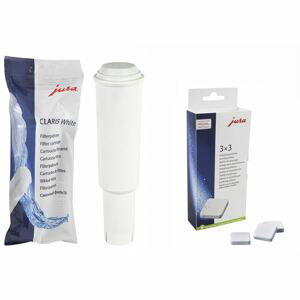Filtry ke kávovarům JURA CLARIS filtr WHITE + Jura odvápňovací tablety 3 x 3 ks