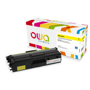 OWA Armor toner kompatibilní s Brother TN-423Y, 4000st, žlutá/yellow K18064OW