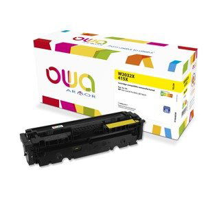 OWA Armor toner kompatibilní s HP W2032X, 415X, 6000st, žlutá/yellow K18648OW