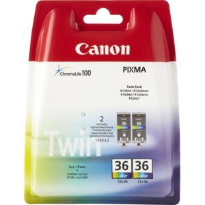 Canon CLI-36, barevná inkoustová kazeta - 2 pack 1511B018