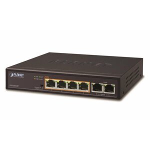 RUZNE Switch PLANET FSD-604HP 4x PoE 802.3at 60W+ 2x 100Base-TX FSD-604HP