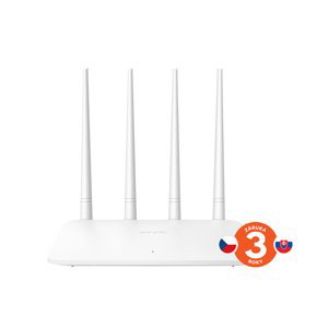 Tenda F6 Wireless-N Router 802.11b/g/n,300Mbps, 1xWAN, 3xLAN, 4x Fix. Ant. 5dBi