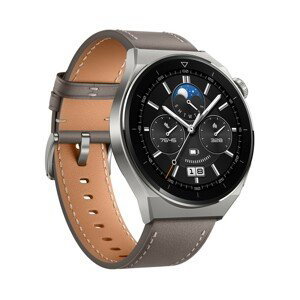 Huawei Watch GT 3 Pro/46mm/Silver/Elegant Band/Gray ODIN-B19V