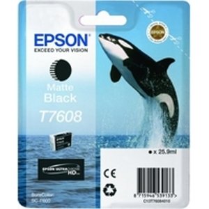 Epson T7608 Ink Cartridge Matte Black C13T76084010