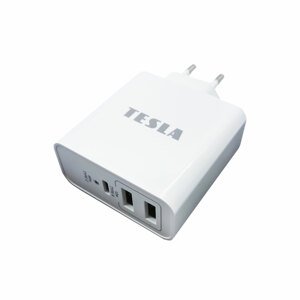 TESLA Device PA65 - 65W nabíjací adaptér 3 v 1 USB-C