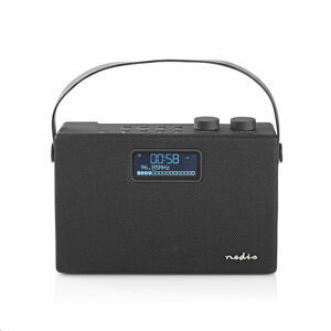 DAB+ rádio NEDIS RDDB4320BK | 15 W | FM | Bluetooth® | Čierna / čierna