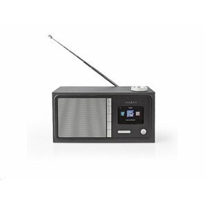 Internetové rádio NEDIS RDIN3000BK | 18 W | FM | Bluetooth® | DO | Čierna