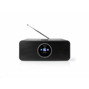 Internetové rádio NEDIS RDIN4000BK | 42 W | FM | Bluetooth® | DO | Čierna