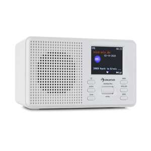 Auna Commuter, DAB+/FM rádio, AUX, 2.4" TFT displej, biele