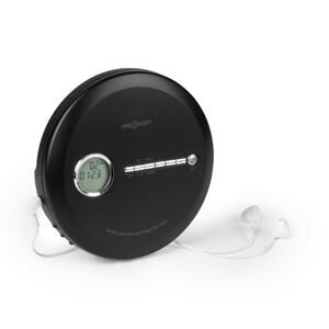 OneConcept CDC 100MP3 Discman Disc-Player, LCD ASP, zosilňovač basov, 2x1,5V; čierna farba