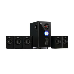 Auna Concept 520, 5.1 reproduktorový systém, 75 W, OneSide subwoofer, BT, USB, SD