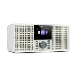 Auna IR-260, internetové rádio, WLAN, USB, AUX, UPnP, 2.8" HCC displej, diaľkový ovládač, biele