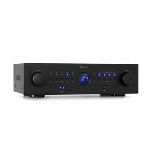 Auna AMP-CD950 DG, digitálny viackanálový zosilňovač, 8 x 100 W, BT, opt. vstup, diaľkový ovládač