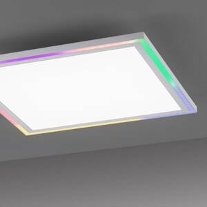 Stropné LED svetlo Edging, CCT + RGB, 40 x 40 cm