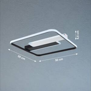 Stropné LED svetlo Blithe 50 x 50 cm, 37 W