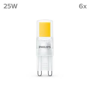 Philips LED žiarovka G9 2W 220lm 2 700 K číra 6 ks