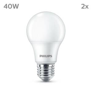 Philips LED E27 4,9W 470lm 2 700 K matná 2 ks