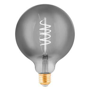 LED globe E27 G125 4W filament čierno-priehľadná