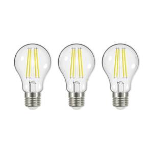 LED filament E27 2,2W 3000K 470lm číra súprava 3ks