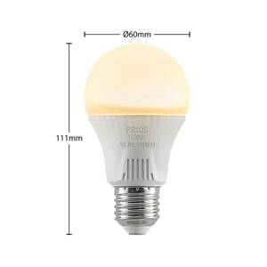 LED žiarovka E27 A60 11W biela 3 000K sada 3 kusov