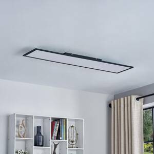 Lindby Lamin LED panel obdĺžnik čierna 119,5 cm