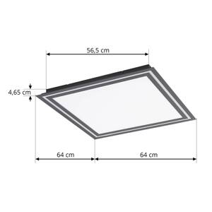 Lucande Leicy stropné LED svetlo RGBW čierna 64 cm