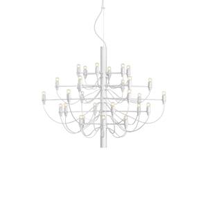 FLOS 2097/30 LED luster, číra, biela