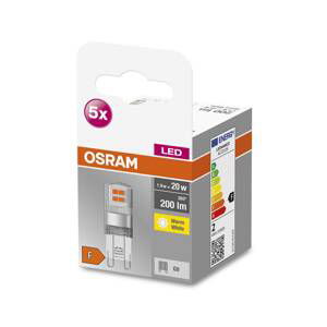 OSRAM Base PIN LED s kolíkom G9 1,9 W 2 700 K 5 ks