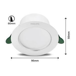 Philips Diamond Cut LED svetlá Ø9,5cm 360lm/2W 840