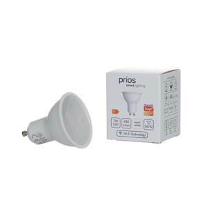 Prios LED žiarovka GU10 plast 7W WLAN opál 827 2ks