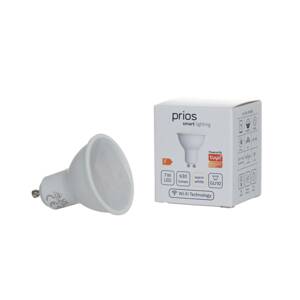 Prios LED žiarovka GU10 plast 7W WLAN opál 827 3ks