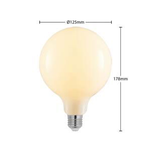 LED E27 6W 2 700K G125 stmievateľná opál sada 3ks