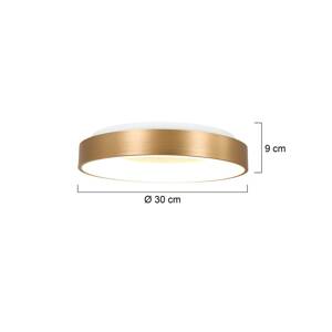 Stropné LED svetlo Ringlede 2 700 K Ø 30 cm zlatá