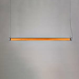 LZF Estela SH LED svietidlo, 120 cm, prírodný buk