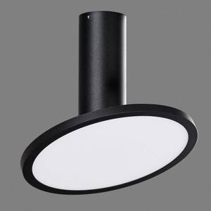 Stropné LED svietidlo Morgan, pohyblivé, čierne