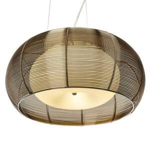 Závesná lampa Relax, 1-plameňová 40 cm bronz