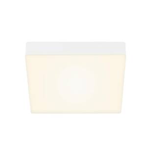 Stropné LED svietidlo Flame, 21,2 x 21,2 cm, biela