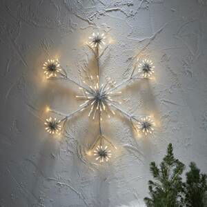 Dekoračná LED lampa Flower Snowflake Ø 60 cm