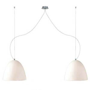 Casablanca Bell – závesná lampa piesok 30 cm 2-pl