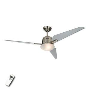 Stropný ventilátor Eco Aviatos strieborný 132 cm