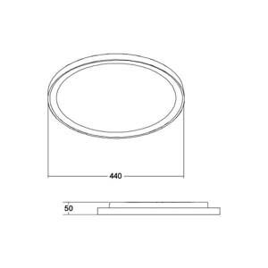 BRUMBERG Sunny Midi LED svetlo RC CCT biela